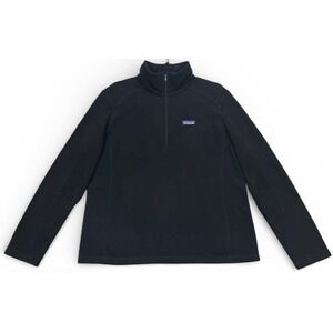 Patagonia Micro D 1/4 Zip Fleece Pullover Black XL